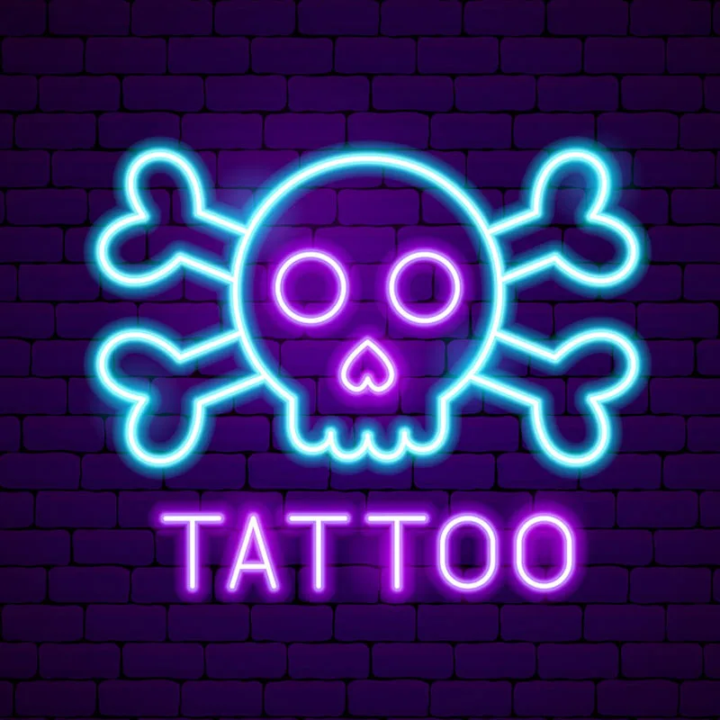 Decorative Light Tattoo Skull Face Neon Bulb Light Design Signboard Custom Decor Beer Lamp lamps In The Room Handmade Glass Tube
Decorative Light Tattoo Skull Face Neon Bulb Light Design Signboard Custom Decor Beer Lamp lamps In The Room Handmade Glass Tube