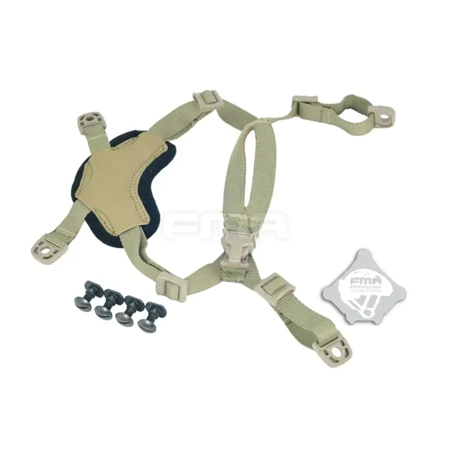 DE FMA Tactical One Handed Adjustable Helmet General Suspension Lanyards Padded Protective Leather Chin Strap with no loose
DE FMA Tactical One Handed Adjustable Helmet General Suspension Lanyards Padded Protective Leather Chin Strap with no loose