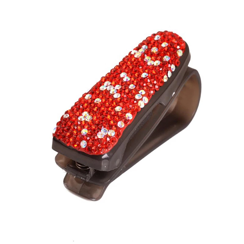 Car Glasses Clip Creative Diamond-studded Bill Clip Sunglasses Clip Multi-function Card Holder Bracket Car Interior Decoration
Car Glasses Clip Creative Diamond-studded Bill Clip Sunglasses Clip Multi-function Card Holder Bracket Car Interior Decoration