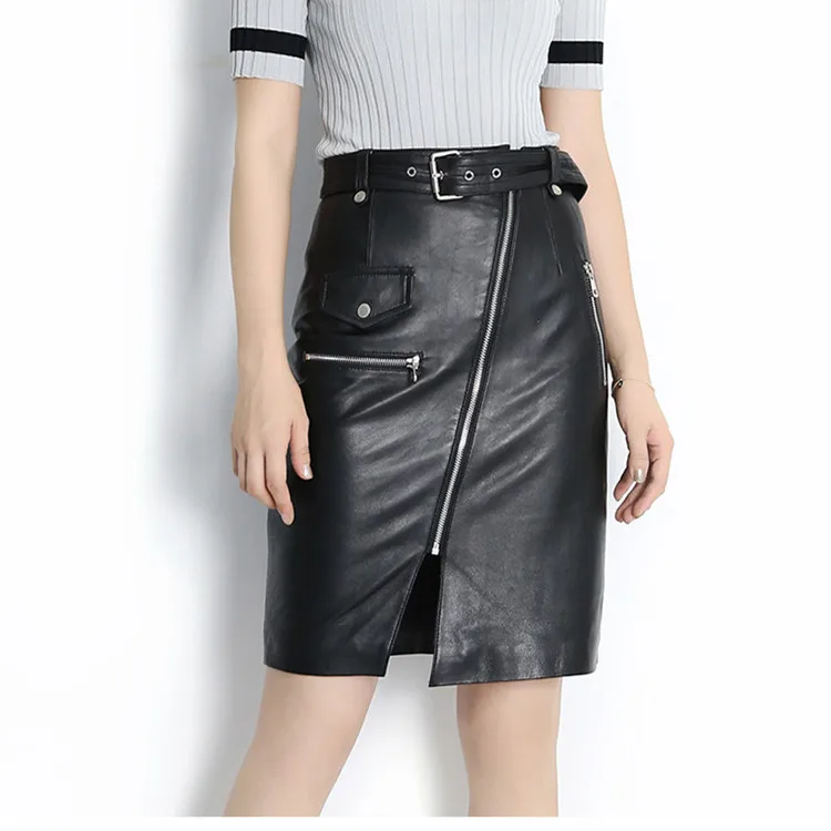 Top brand arrival Autumn new genuine leather skirt ,real sheepskin women slim skirt with zipper high quality
Top brand arrival Autumn new genuine leather skirt ,real sheepskin women slim skirt with zipper high quality