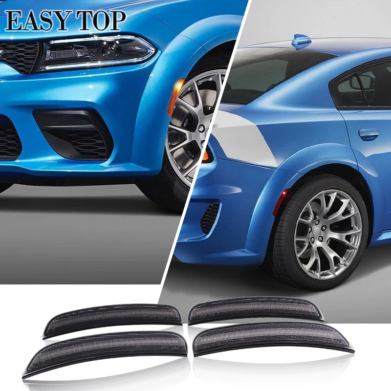 Передние и задние дымовые линзы, светодиодные боковые габаритные огни для Dodge Charger 2015, 2016, 2017, 2018,
Передние и задние дымовые линзы, светодиодные боковые габаритные огни для Dodge Charger 2015, 2016, 2017, 2018,