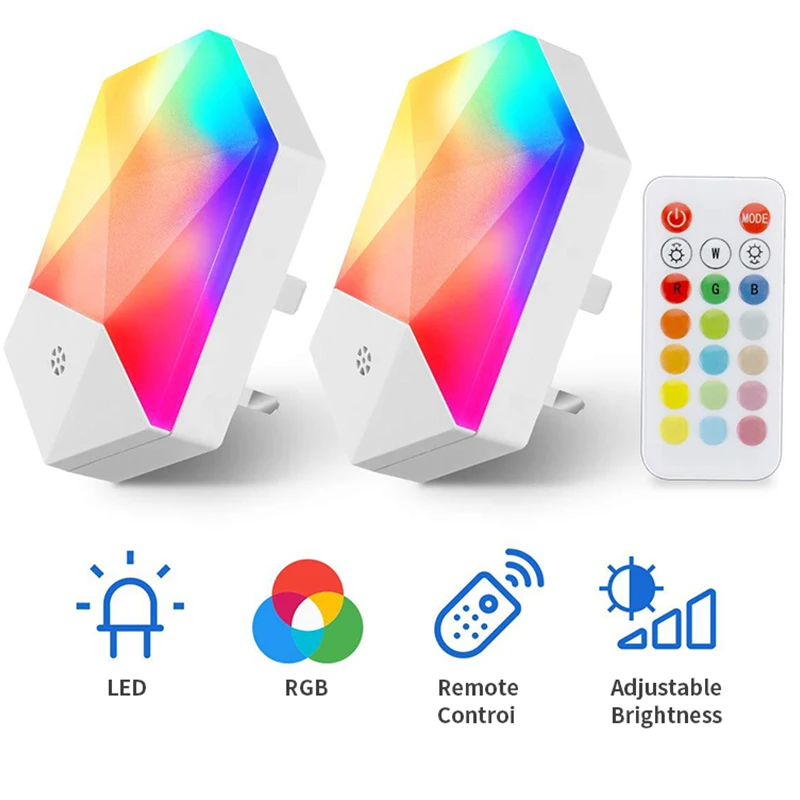 Шестигранный RGB-светильник с дистанционным управлением, светодиодный ночник с постепенным приглушением для спальни, прикровасветильник столика, лестницы, светильник, 16 цветов
Шестигранный RGB-светильник с дистанционным управлением, светодиодный ночник с постепенным приглушением для спальни, прикровасветильник столика, лестницы, светильник, 16 цветов