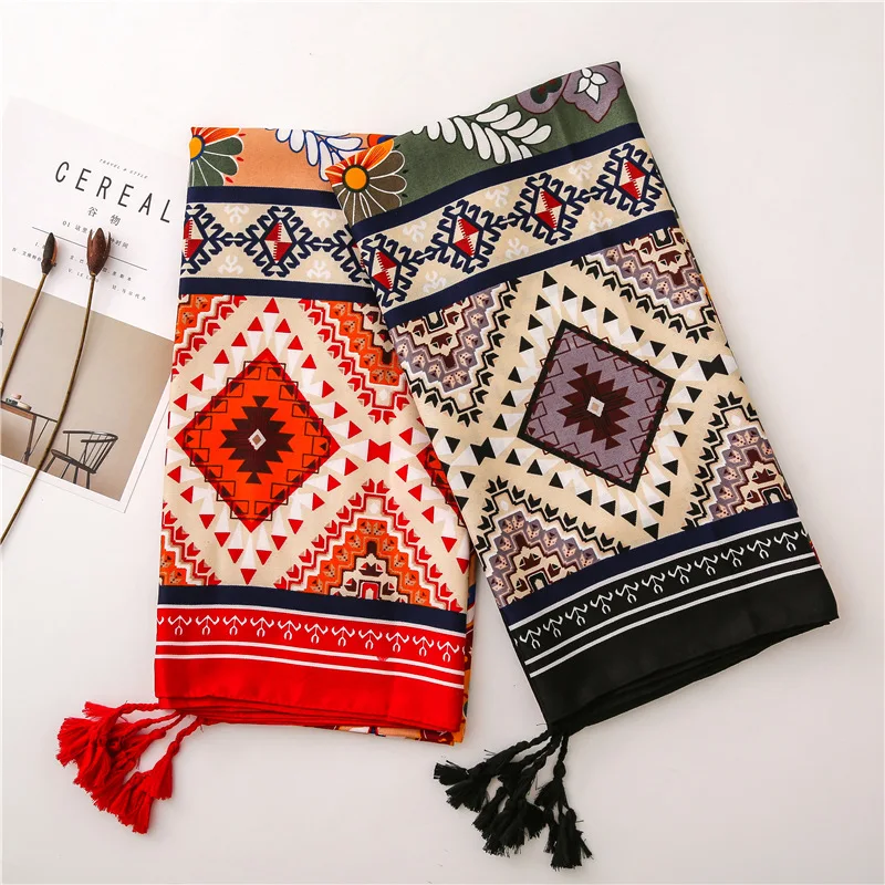 Beautiful Bohemia Style Flower Print Scarf Shawls Trendy Beautiful Travel Floral Wraps Scarves Hijab Muffler 2019 Free Shipping
Beautiful Bohemia Style Flower Print Scarf Shawls Trendy Beautiful Travel Floral Wraps Scarves Hijab Muffler 2019 Free Shipping
