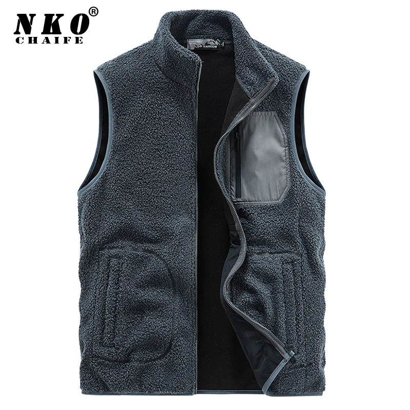 Men Winter Vest Jackets 2021 New Fleece Warm Thick Sleeveless Waistcoat Coat Men Autumn Outwear Fashion Casual Vest Jackets Men
Men Winter Vest Jackets 2021 New Fleece Warm Thick Sleeveless Waistcoat Coat Men Autumn Outwear Fashion Casual Vest Jackets Men