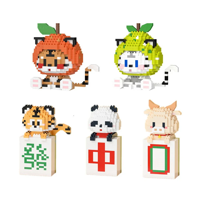 Orange Tiger Mini Building Blocks Big Fortuue And Great Profit Panda Tiger Mahjong Micro Bricks Figures Toy For Kid Gift
Orange Tiger Mini Building Blocks Big Fortuue And Great Profit Panda Tiger Mahjong Micro Bricks Figures Toy For Kid Gift