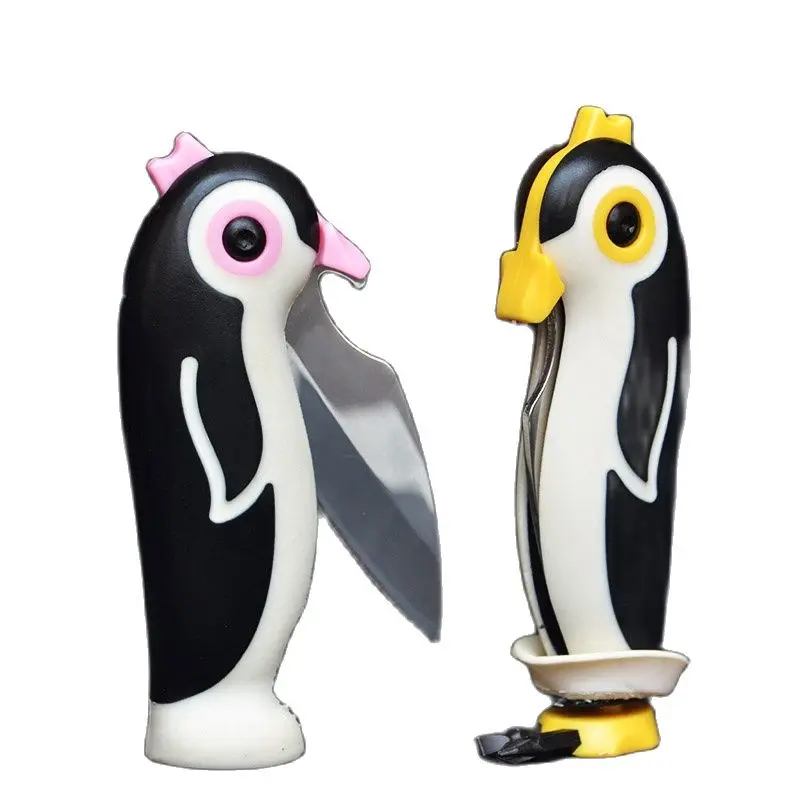 Folding Knife Sharp Knife Hand Tool Mini Knife Penguin EDC Tool Bottle opener Screwdriver Kitchenware Camping gear
Folding Knife Sharp Knife Hand Tool Mini Knife Penguin EDC Tool Bottle opener Screwdriver Kitchenware Camping gear