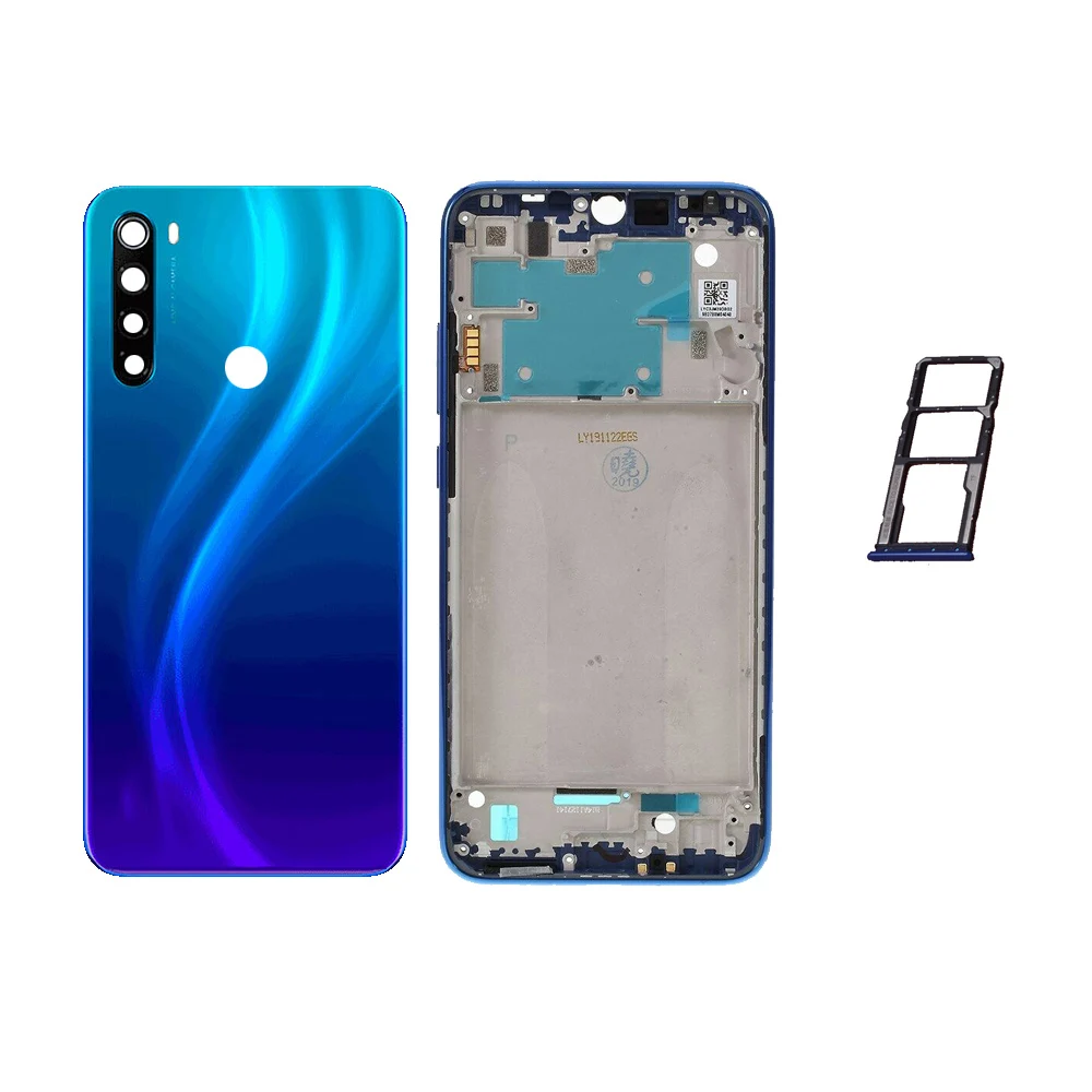 Brane New Back Battery Cover + LCD Front Frame + Sim Card Tray + Camera Glass Lens For Xiaomi Redmi Note 8 Note8 Full Housing
Brane New Back Battery Cover + LCD Front Frame + Sim Card Tray + Camera Glass Lens For Xiaomi Redmi Note 8 Note8 Full Housing