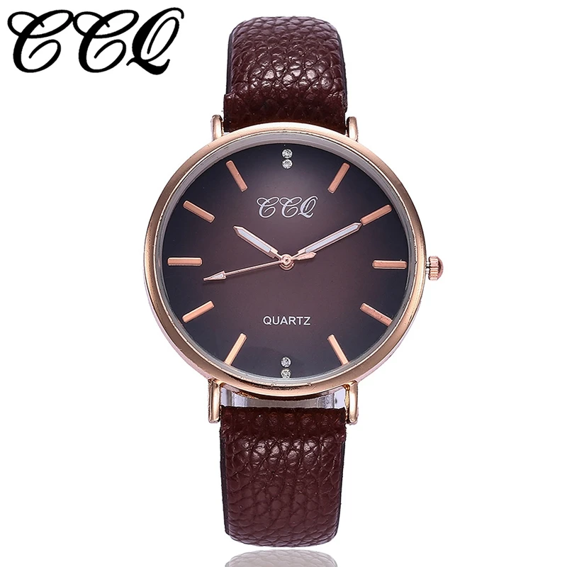 Ladies Cracked Leather Belt Wristwatch Gradient Dial Casual Watch Women Quartz Dress Watches
Ladies Cracked Leather Belt Wristwatch Gradient Dial Casual Watch Women Quartz Dress Watches