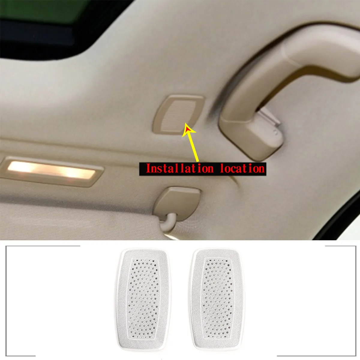 For 2009-2014 BMW 7 Series F01 F02 F03 F04 roof microphone grille alloy car interior modification accessories
For 2009-2014 BMW 7 Series F01 F02 F03 F04 roof microphone grille alloy car interior modification accessories