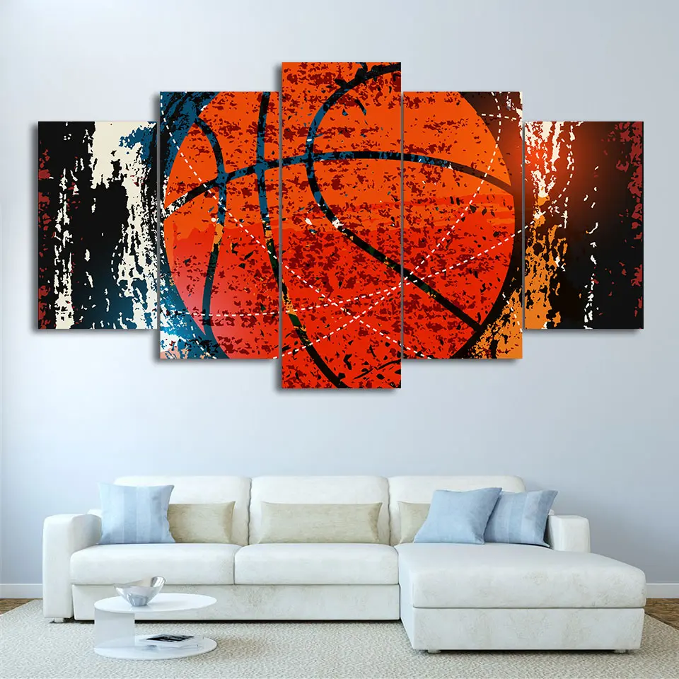 No Framed Canvas 5Pcs Red Basketball Gym Wall Decorative Posters Picture Paintings Home Decor Accessories Living Room Decoration
No Framed Canvas 5Pcs Red Basketball Gym Wall Decorative Posters Picture Paintings Home Decor Accessories Living Room Decoration