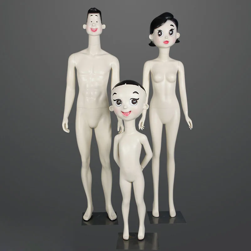 Parent Child Male and Female Model Props Big Head Son Small Head Father Fiberglass Mannequin
Parent Child Male and Female Model Props Big Head Son Small Head Father Fiberglass Mannequin