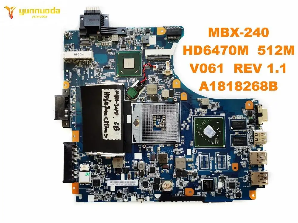 Original for SONY MBX-240 laptop motherboard MBX-240 HD6470M 512M V061 REV 1.1 A1818268B tested good free shipping
Original for SONY MBX-240 laptop motherboard MBX-240 HD6470M 512M V061 REV 1.1 A1818268B tested good free shipping
