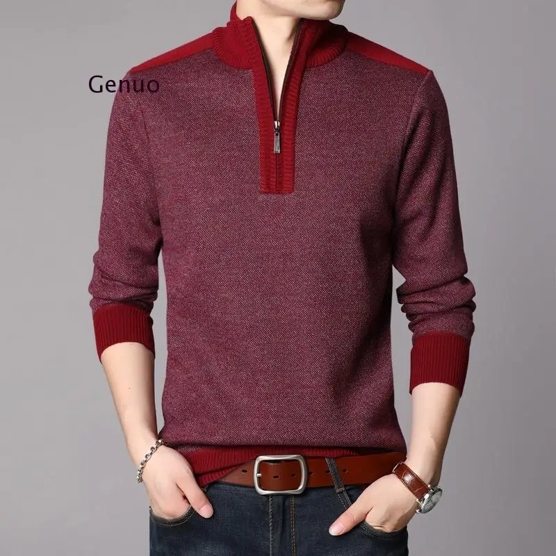 Cashmere Sweater Men Clothes Spring Autumn Winter Thick Warm Wool Pullover Men Casual Zipper Turtleneck Pull Homme
Cashmere Sweater Men Clothes Spring Autumn Winter Thick Warm Wool Pullover Men Casual Zipper Turtleneck Pull Homme