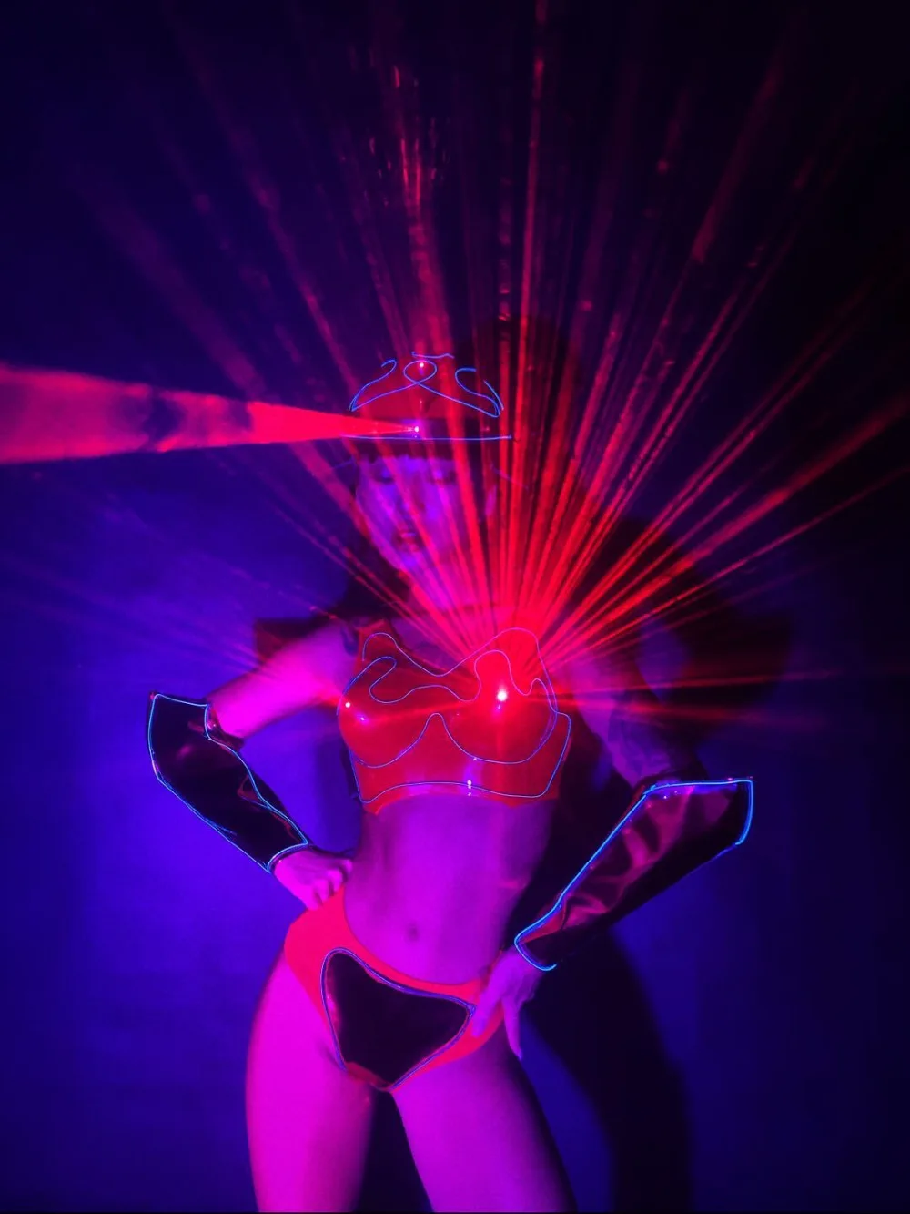 stage show women party girl dance wear lumious laser light suit Led laser light costume
stage show women party girl dance wear lumious laser light suit Led laser light costume