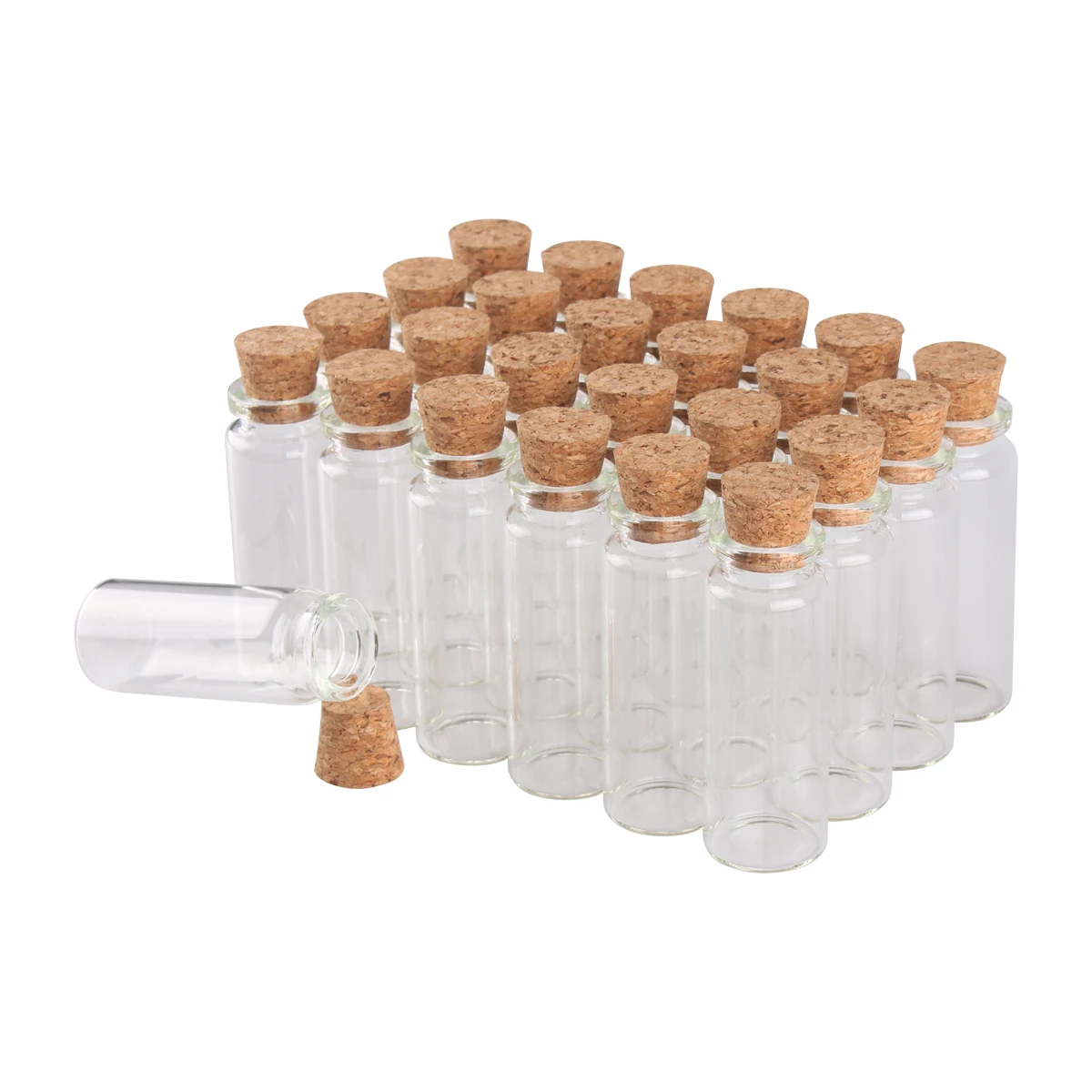 24 pieces 15ml 22x65mm Transparent Glass Message Bottles Jars with Cork Stopper glass Jars Vials for Wedding Favors
24 pieces 15ml 22x65mm Transparent Glass Message Bottles Jars with Cork Stopper glass Jars Vials for Wedding Favors