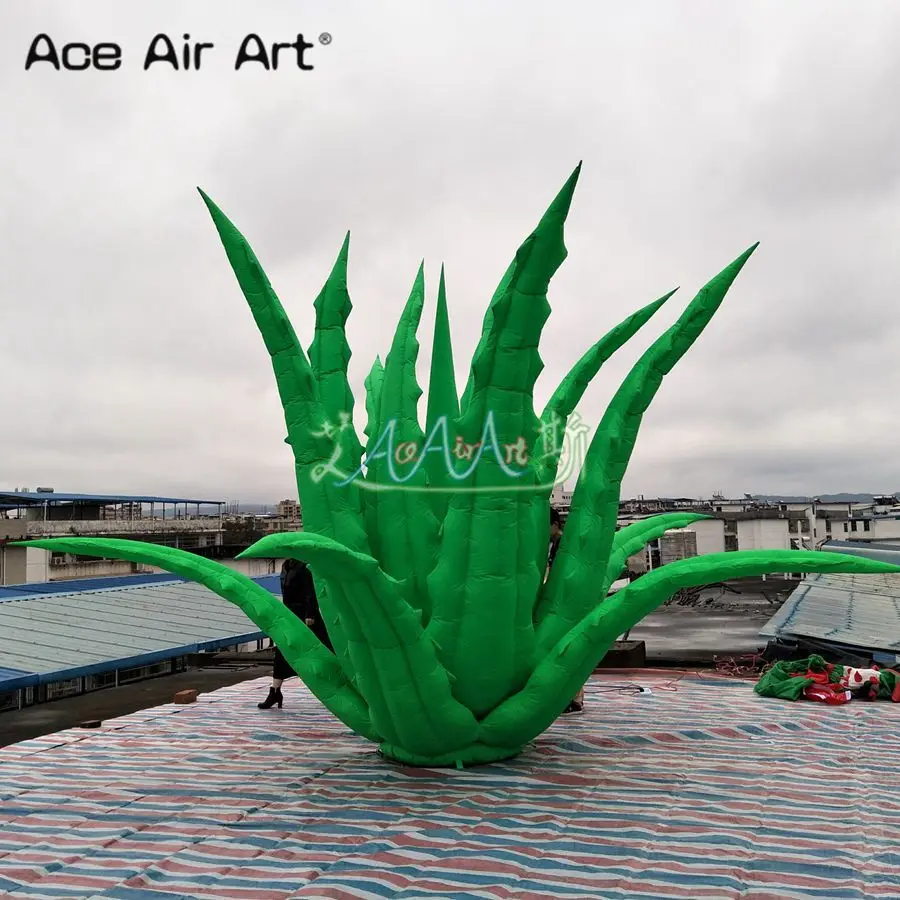 Giant Plant Model Inflatable Aloe Replica, Vivid Green Leaves, Advertising and Decoration, 5m Diameter
Giant Plant Model Inflatable Aloe Replica, Vivid Green Leaves, Advertising and Decoration, 5m Diameter