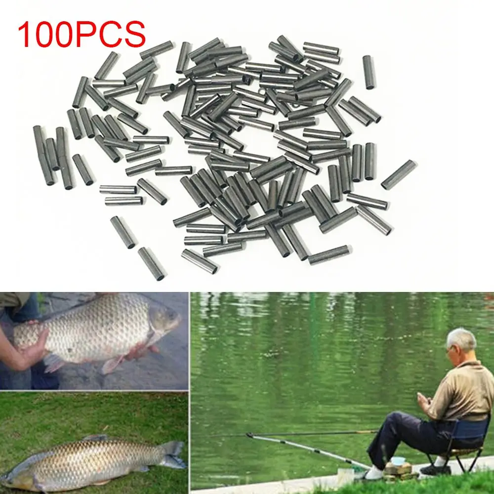 100pcs/Lot Portable High Quality Round Copper Line Crimping Sleeves Fishing Wire Tube Crimp Sleeve single Copper
100pcs/Lot Portable High Quality Round Copper Line Crimping Sleeves Fishing Wire Tube Crimp Sleeve single Copper