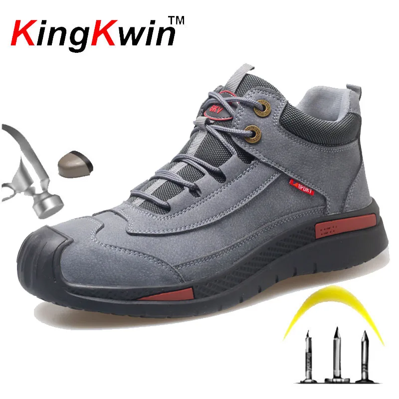Men's Safety Shoes Work Safety Boots Steel Toe Work Shoes Men Puncture-Proof Work Boots Indestructible Shoes Non-slip Men Boots
Men's Safety Shoes Work Safety Boots Steel Toe Work Shoes Men Puncture-Proof Work Boots Indestructible Shoes Non-slip Men Boots