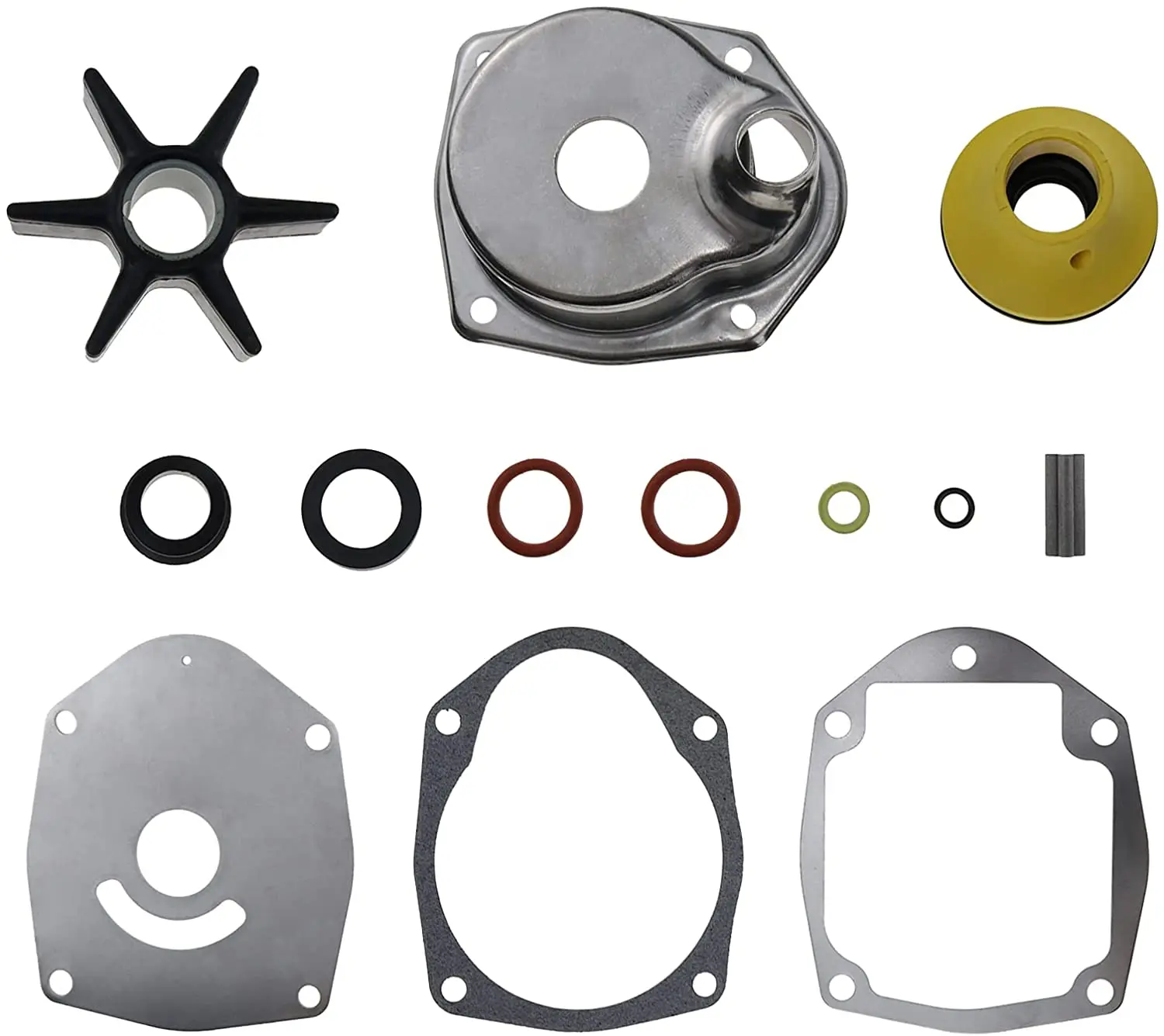 Upper Water Pump Repair Kit 817275Q05 817275T4 Compatible with MerCruiser Alpha 1 Gen 2 Alpha outdrives 1992 Up
Upper Water Pump Repair Kit 817275Q05 817275T4 Compatible with MerCruiser Alpha 1 Gen 2 Alpha outdrives 1992 Up