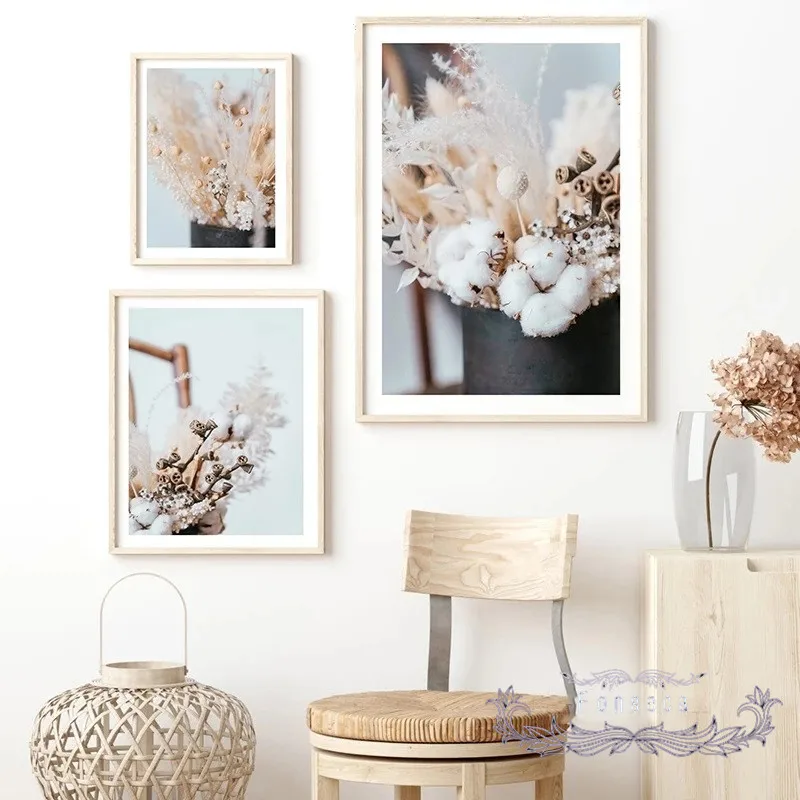 Nordic Beautiful Autumn Poster Dried Flower Bouquet Cotton Eucalyptus Canvas Painting Wall Art Pictures Room Gallery Decoration
Nordic Beautiful Autumn Poster Dried Flower Bouquet Cotton Eucalyptus Canvas Painting Wall Art Pictures Room Gallery Decoration