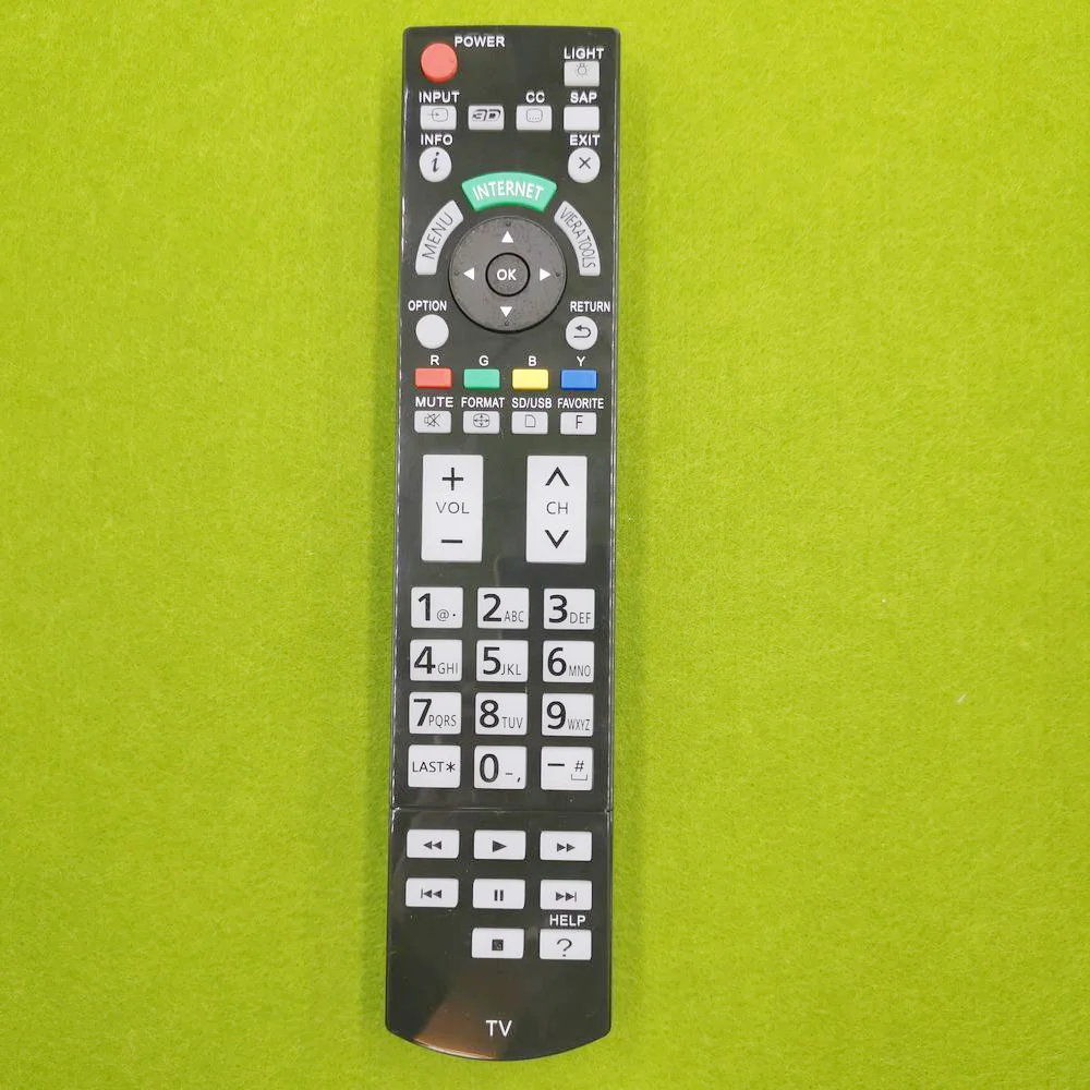 Пульт дистанционного управления N2QAYB000703 для Panasonic TC-P55ST50 TC-L55WT50 TC-P50ST50 LED TV
Пульт дистанционного управления N2QAYB000703 для Panasonic TC-P55ST50 TC-L55WT50 TC-P50ST50 LED TV