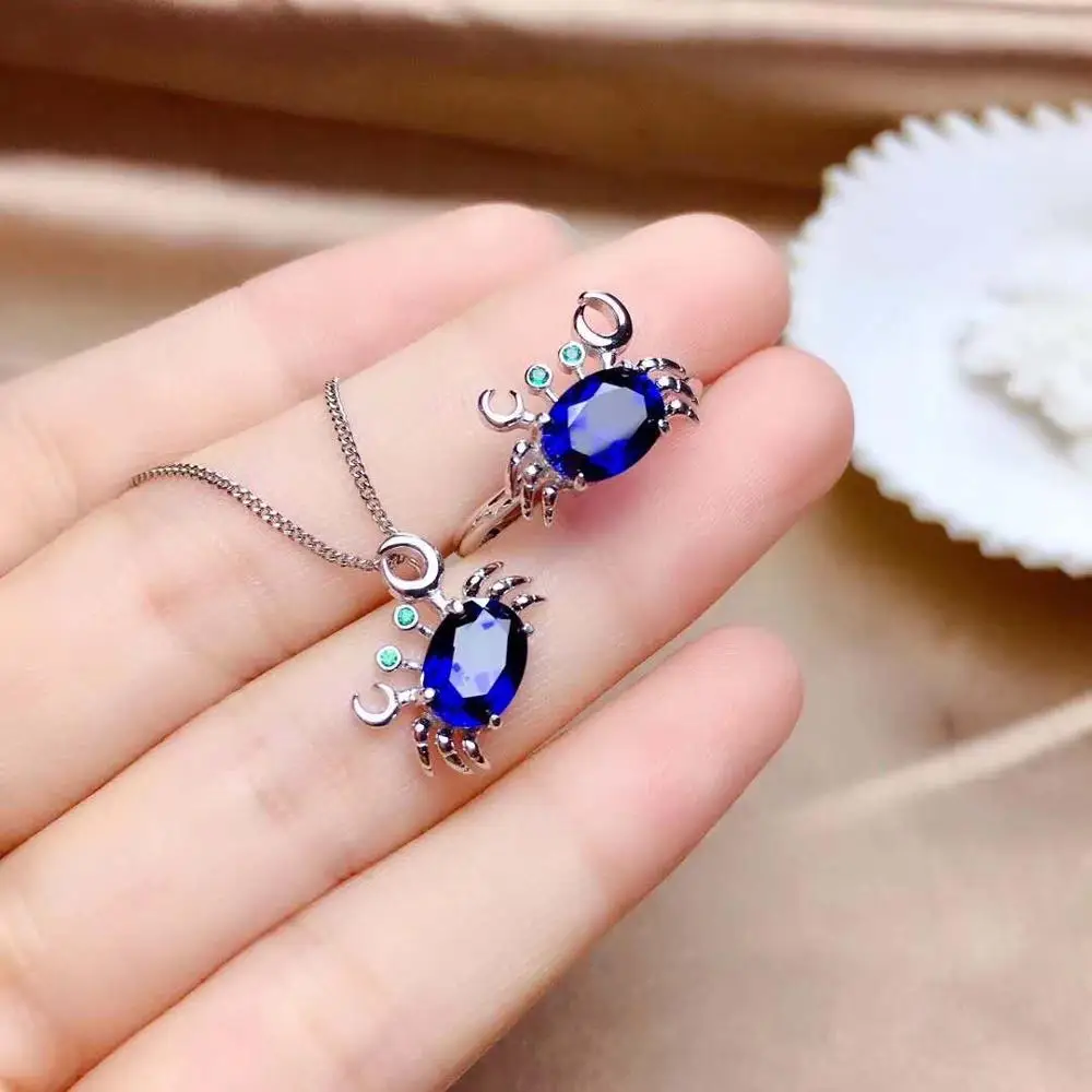 Real Natural Sapphire jewelry set Natural Real Sapphire 925 sterling silver 1pc pendant,1pc ring
Real Natural Sapphire jewelry set Natural Real Sapphire 925 sterling silver 1pc pendant,1pc ring