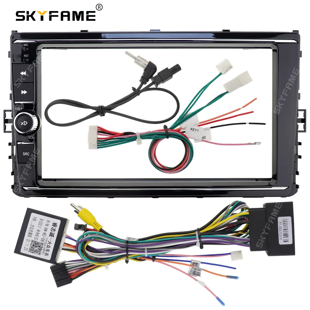 SKYFAME Car Frame Fascia Adapter Canbus Box Decoder For Volkswagen Universal Phideon Golf Lavida Magotan Android Fitting Panel
SKYFAME Car Frame Fascia Adapter Canbus Box Decoder For Volkswagen Universal Phideon Golf Lavida Magotan Android Fitting Panel