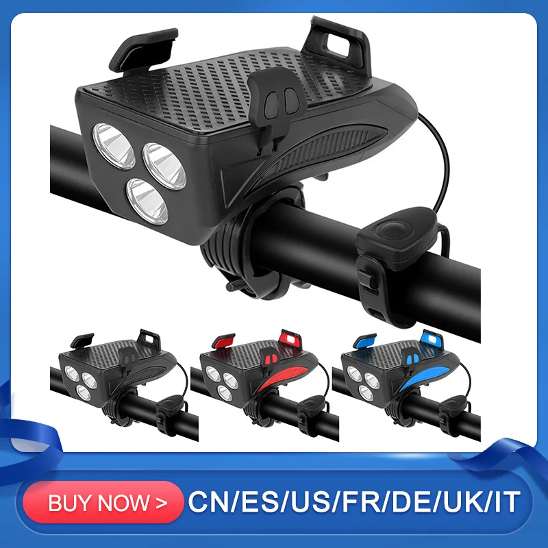 Bike Bicycle Light Flashlight 4 In 1 Bicycle Headlights USB LED Rechargeable MTB Road Bike Front Headlight Lamp Bike Accessories
Bike Bicycle Light Flashlight 4 In 1 Bicycle Headlights USB LED Rechargeable MTB Road Bike Front Headlight Lamp Bike Accessories