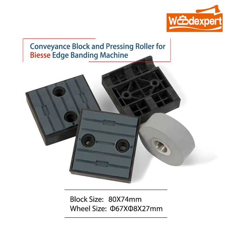 Pressing Roller&Conveyence Block Track Pads for Biesse Automatic Edge Banding Machine Chain Pads 10PCS/Lot FLK022
Pressing Roller&Conveyence Block Track Pads for Biesse Automatic Edge Banding Machine Chain Pads 10PCS/Lot FLK022