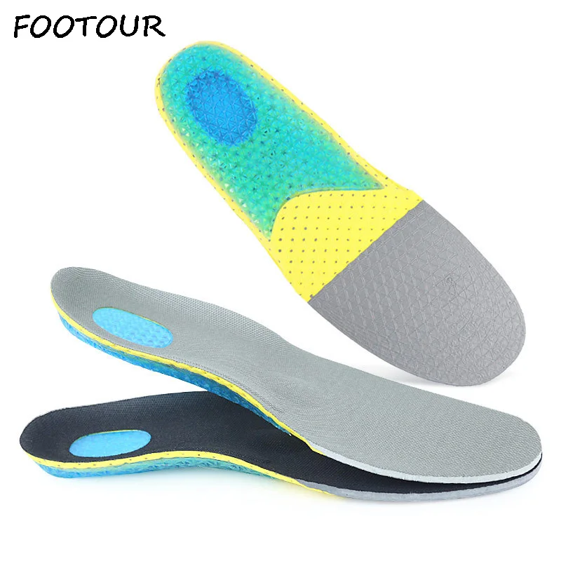 FOOTOUR Silicone Gel Insoles Shock Absorption Sports Shoes Insert Arch Support Orthopedic Insole Shoe Pads Semelle Plantillas
FOOTOUR Silicone Gel Insoles Shock Absorption Sports Shoes Insert Arch Support Orthopedic Insole Shoe Pads Semelle Plantillas