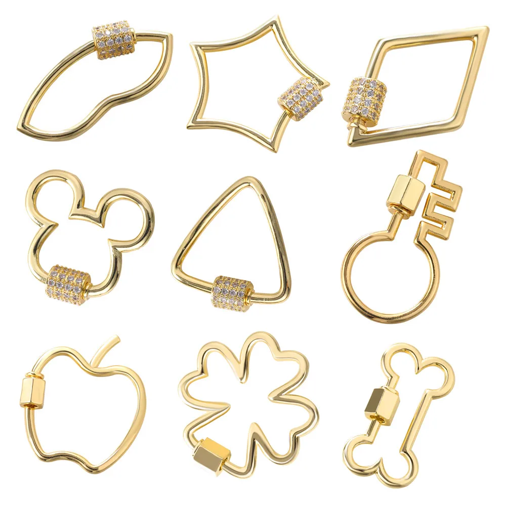 DIY Jewelry Making Supplies Luxury Spiral Pendant Screw Clasps Accessories For Chain Bracelets Necklace Jewelry
DIY Jewelry Making Supplies Luxury Spiral Pendant Screw Clasps Accessories For Chain Bracelets Necklace Jewelry