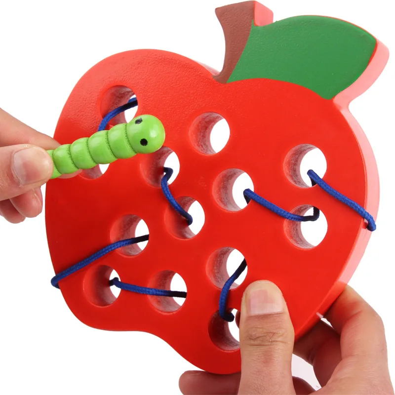 Wooden Children Baby Bug Eat Fruit Baby Wearing Wire Caterpillar Twistworm Wear Rope Early Teaching Puzzle Game Toys
Wooden Children Baby Bug Eat Fruit Baby Wearing Wire Caterpillar Twistworm Wear Rope Early Teaching Puzzle Game Toys