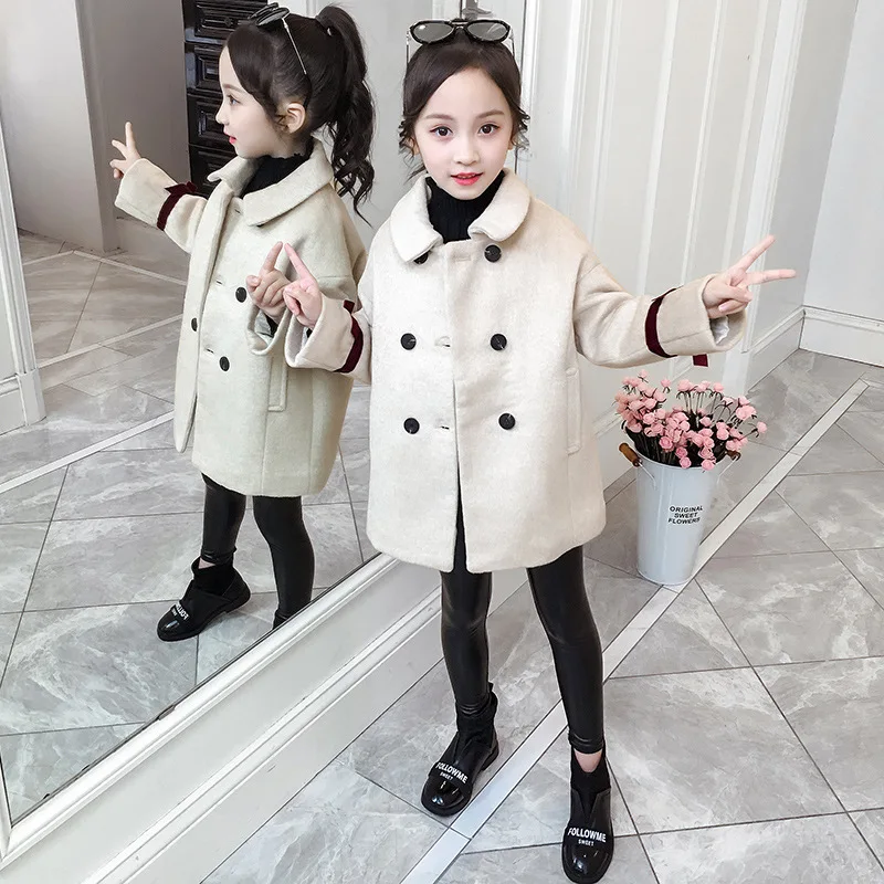 New Jacket Winter Spring Coat Outerwear Top Children Clothes School Kids Costume Teenage Girl Clothing Woolen Cloth High Quality
New Jacket Winter Spring Coat Outerwear Top Children Clothes School Kids Costume Teenage Girl Clothing Woolen Cloth High Quality