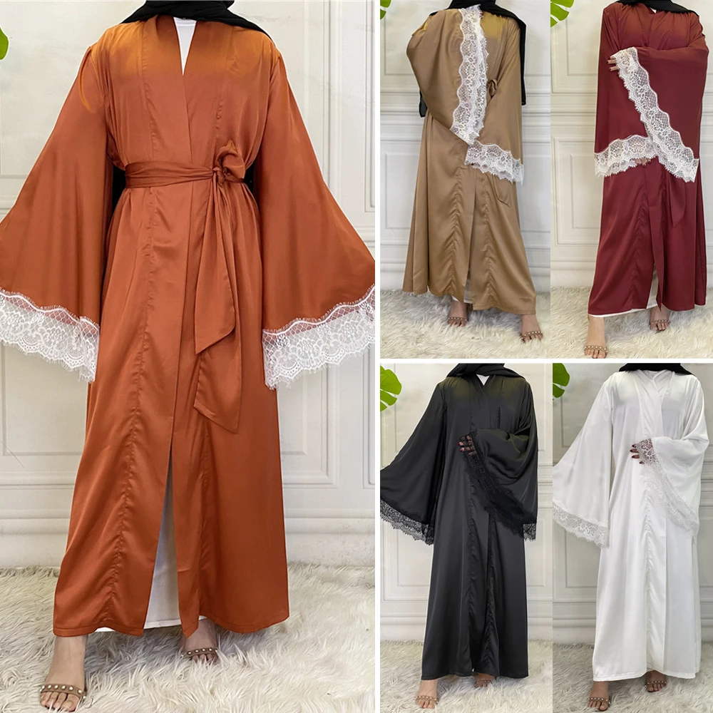 Abaya Muslim Open Cardigan Women Lace Arabic Islamic Clothing Ramadan Middle East Maxi Robe Kaftan Loose Kimono Turkish Fashion
Abaya Muslim Open Cardigan Women Lace Arabic Islamic Clothing Ramadan Middle East Maxi Robe Kaftan Loose Kimono Turkish Fashion