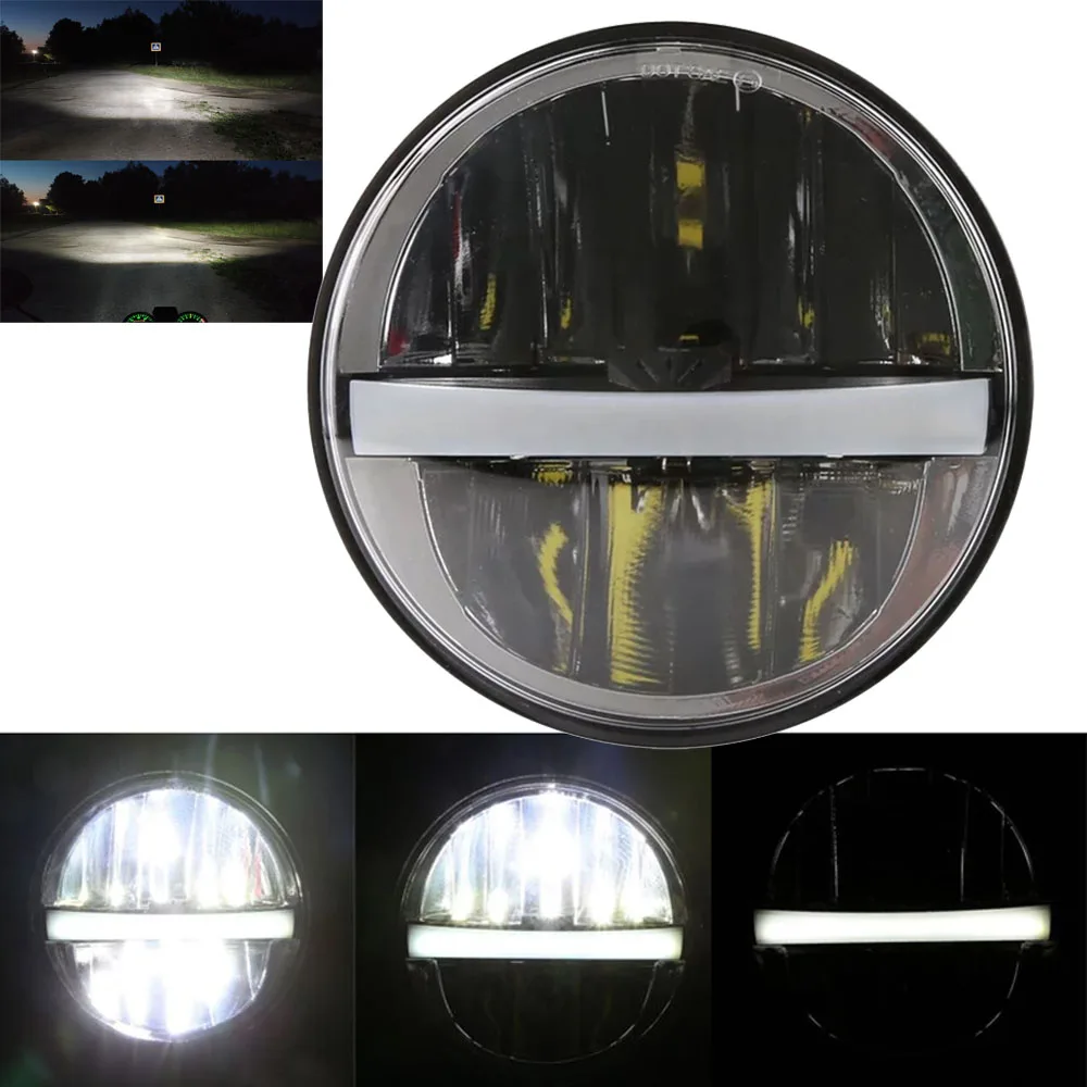 Newest5.75 inch Motorcycle LED Headlight High Low Beam Projector light 5.75 Inch for Iron 883 Sportster Dyna Triple Wide Glide L
Newest5.75 inch Motorcycle LED Headlight High Low Beam Projector light 5.75 Inch for Iron 883 Sportster Dyna Triple Wide Glide L