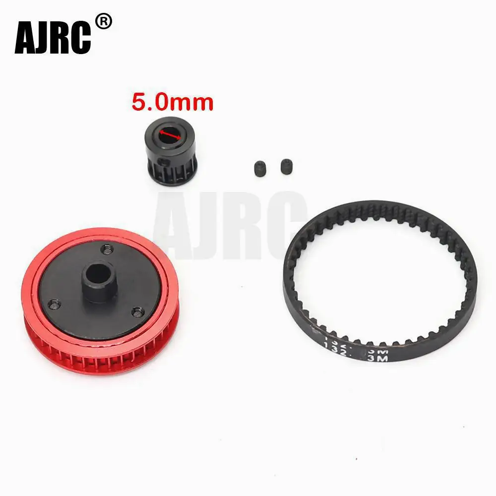 AJRC 3.2/5.0 Belt Drive Transmission Gears System for 1/10 RC Car Crawler Axial SCX10 & SCX10 II 90046/90047 Upgrade DIY Parts
AJRC 3.2/5.0 Belt Drive Transmission Gears System for 1/10 RC Car Crawler Axial SCX10 & SCX10 II 90046/90047 Upgrade DIY Parts