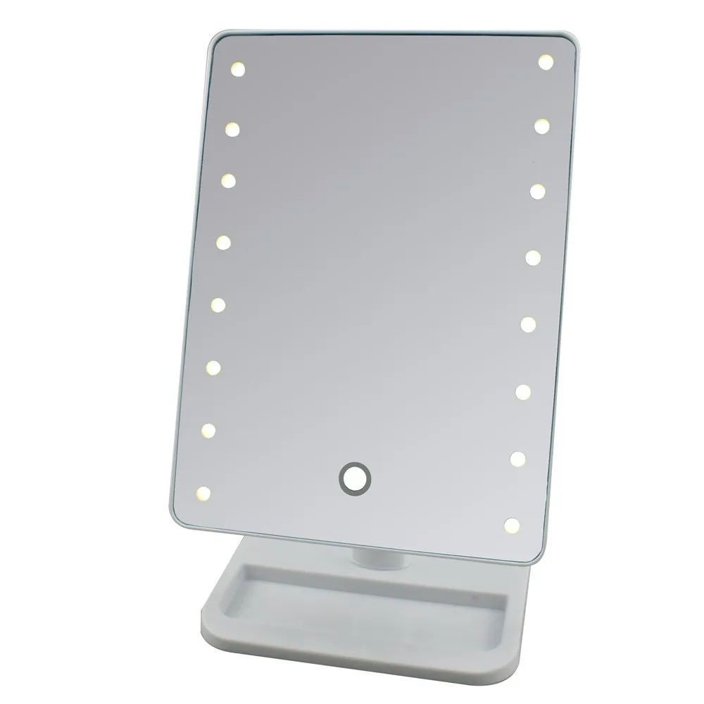 Desktop Makeup Mirror Dimmable Light LED Makeup Mirror Light Touching Mirror Women Bedroom Dressing Mirror
Desktop Makeup Mirror Dimmable Light LED Makeup Mirror Light Touching Mirror Women Bedroom Dressing Mirror