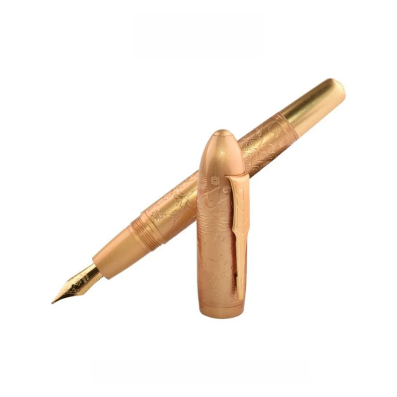 Fuliwen Metal Fine Copper Big Size Golden Fountain Pen For Office & Home Best Stationery New
Fuliwen Metal Fine Copper Big Size Golden Fountain Pen For Office & Home Best Stationery New