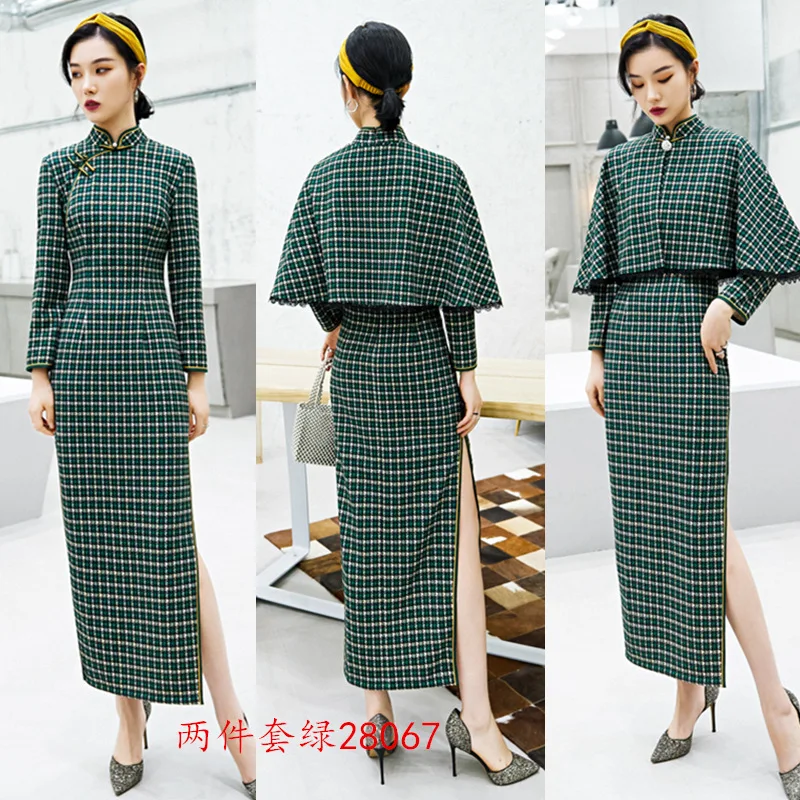 Autumn winter Chinese Tang Suit Women elegant Clothing Chinese Traditional Costume Party Outfit long sleeve vintage Qipao
Autumn winter Chinese Tang Suit Women elegant Clothing Chinese Traditional Costume Party Outfit long sleeve vintage Qipao