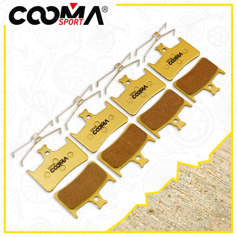 Bicycle Brake Pads for Hope Tech3 Evo E4 Hydraulic Caliper, 4 Pairs, Gold Full Metal
Bicycle Brake Pads for Hope Tech3 Evo E4 Hydraulic Caliper, 4 Pairs, Gold Full Metal