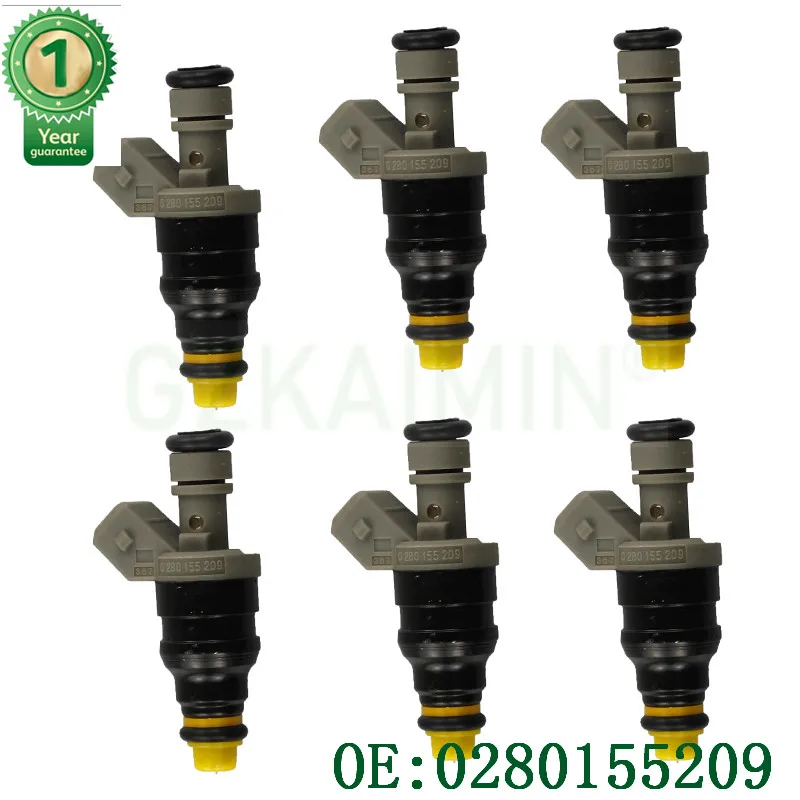 SET OF 6 High quality new Fuel Injector nozzle 0280155209 0000787323 for Benz SL320 S320 V320 E320 E280
SET OF 6 High quality new Fuel Injector nozzle 0280155209 0000787323 for Benz SL320 S320 V320 E320 E280