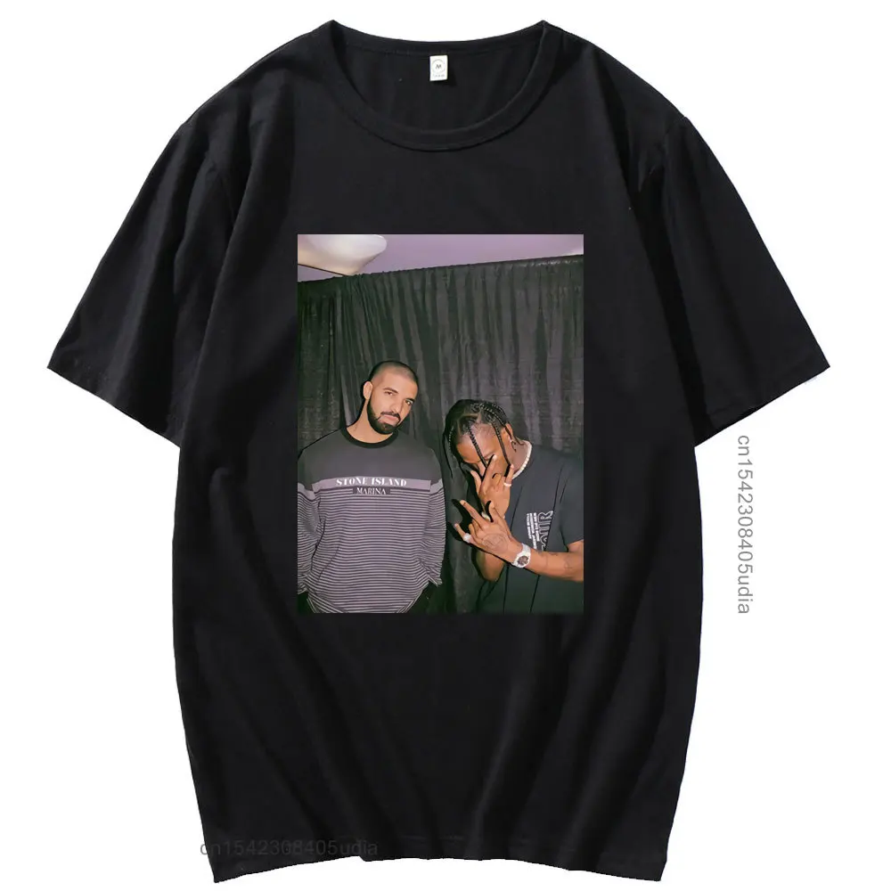 Drake And Travis Retro Style T-Shirt Short Sleeve Male Punk Rapper Tshirt Spring Summer Pure Cotton Eu Size T Shirt
Drake And Travis Retro Style T-Shirt Short Sleeve Male Punk Rapper Tshirt Spring Summer Pure Cotton Eu Size T Shirt