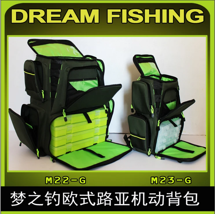 Outdoor backpack big and small size lure bag fishing gear bag kit accessories package European lure fishing Motorized backpack
Outdoor backpack big and small size lure bag fishing gear bag kit accessories package European lure fishing Motorized backpack