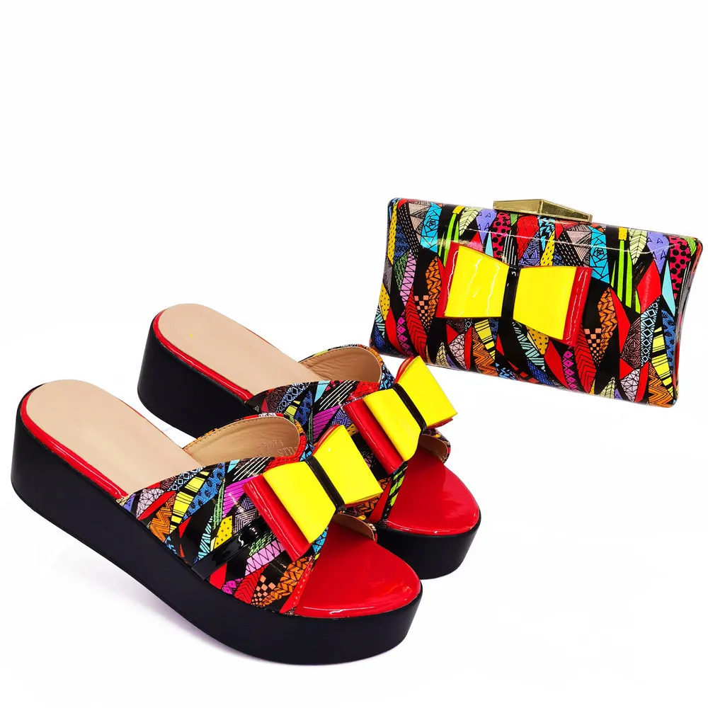 Gorgeous Red Women Shoes Match Purse With Butterfly Knot Decoration African Pumps And Handbag Set For Dressing CR671,Heel 5CM
Gorgeous Red Women Shoes Match Purse With Butterfly Knot Decoration African Pumps And Handbag Set For Dressing CR671,Heel 5CM