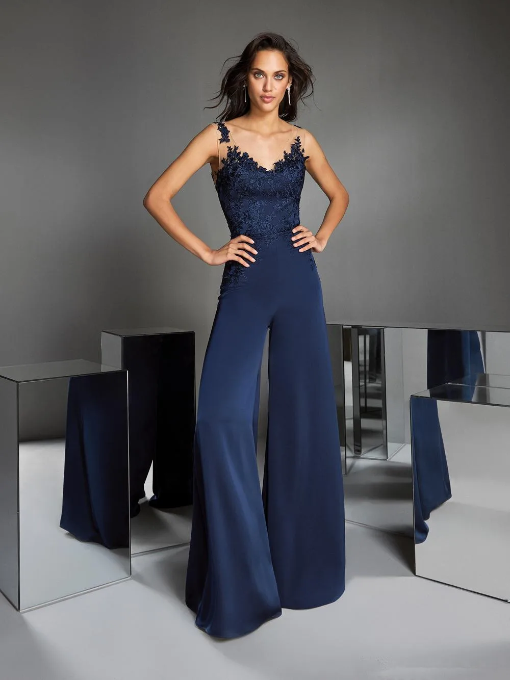 Navy Blue Mother Of The Bride Dresses Sheath V-neck Chiffon Appliques With Pants Suit Long Groom Mother Dresses Wedding
Navy Blue Mother Of The Bride Dresses Sheath V-neck Chiffon Appliques With Pants Suit Long Groom Mother Dresses Wedding