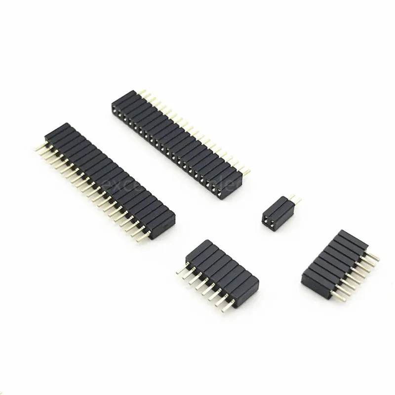 10 pieces/Lot 1.27MM Pitch Single Row Female Breakaway PCB Board Connector Pinheader 1*2/3/4/5/6/7/8/9/10/12/20/40Pin
10 pieces/Lot 1.27MM Pitch Single Row Female Breakaway PCB Board Connector Pinheader 1*2/3/4/5/6/7/8/9/10/12/20/40Pin