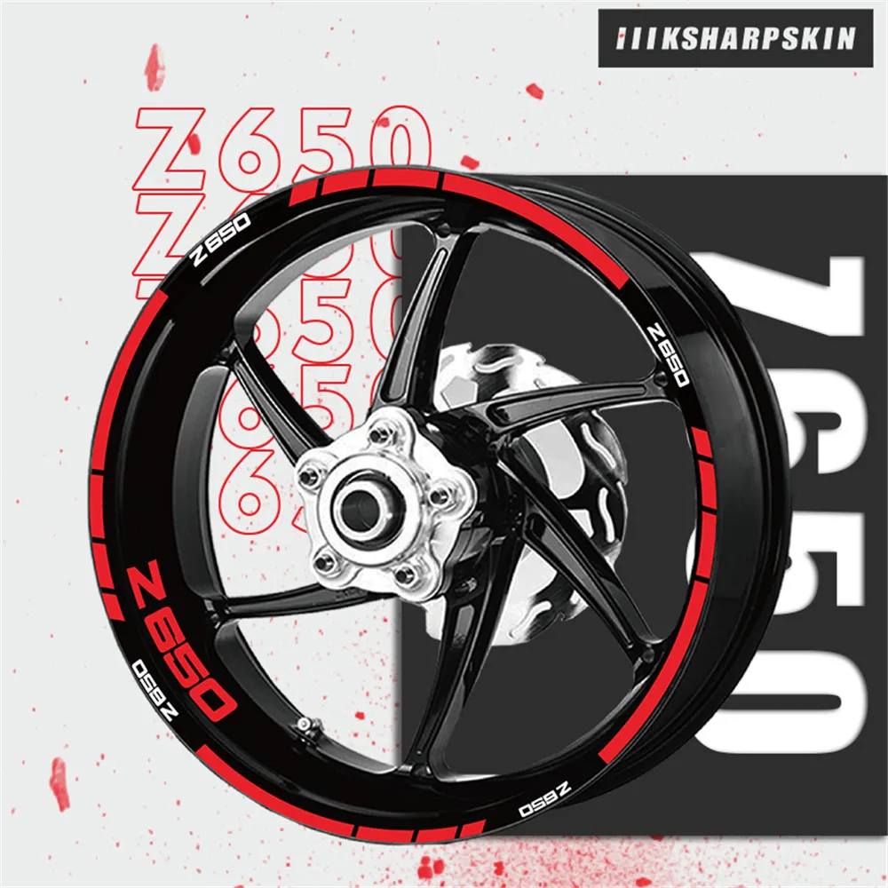 High quality waterproof wheel decoration sticker motorcycle sticker reflective stripe decal for KAWASAKI Z650
High quality waterproof wheel decoration sticker motorcycle sticker reflective stripe decal for KAWASAKI Z650