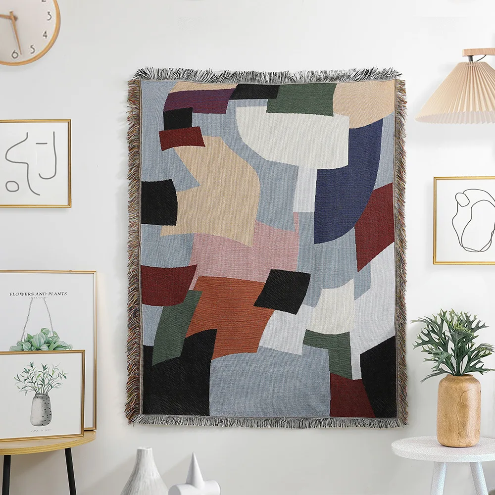 Casual Abstract Blankets Decoration Colorful Blanket Carpet Sofa Leisure Carpet Single Tapestry Sofa Blanket Throw Blankets
Casual Abstract Blankets Decoration Colorful Blanket Carpet Sofa Leisure Carpet Single Tapestry Sofa Blanket Throw Blankets