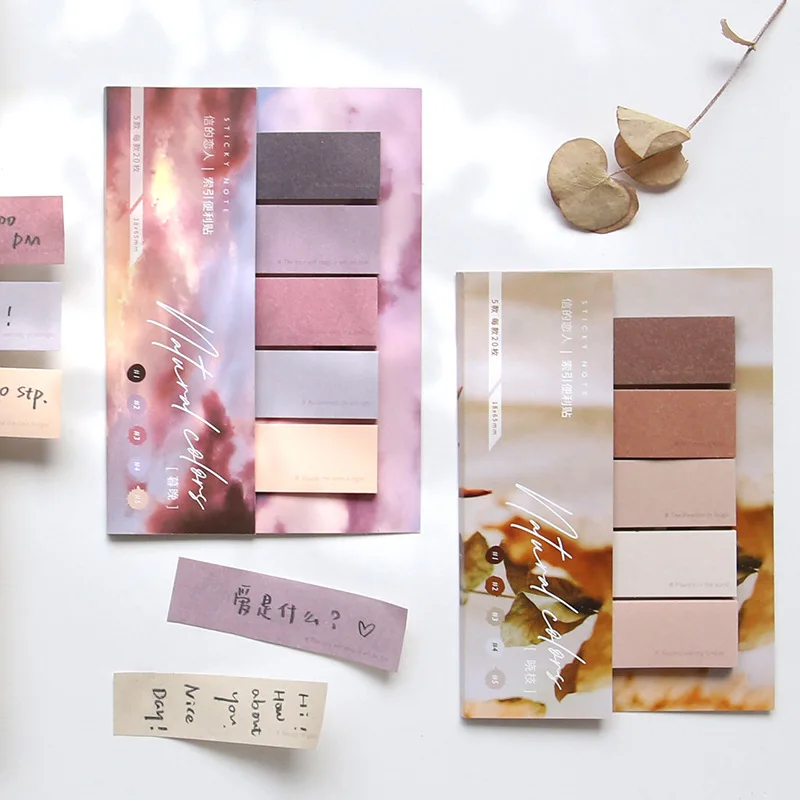 100 Sheets Natural Color Sticky Notes Memo Pad N Times Sticky Index Sticker Decorative Diary Flakes Notepad Stationery
100 Sheets Natural Color Sticky Notes Memo Pad N Times Sticky Index Sticker Decorative Diary Flakes Notepad Stationery