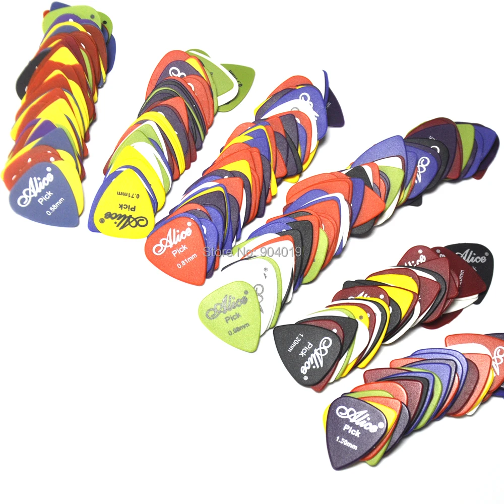 100pcs Alice Matte ABS Guitar Picks Plectrums 0.58-1.5mm 6 Gauges Mixed
100pcs Alice Matte ABS Guitar Picks Plectrums 0.58-1.5mm 6 Gauges Mixed